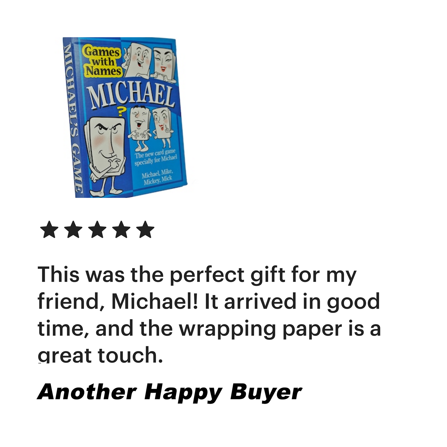 "Michael's Game" - The ONLY Gift for the Michael in Your Life!