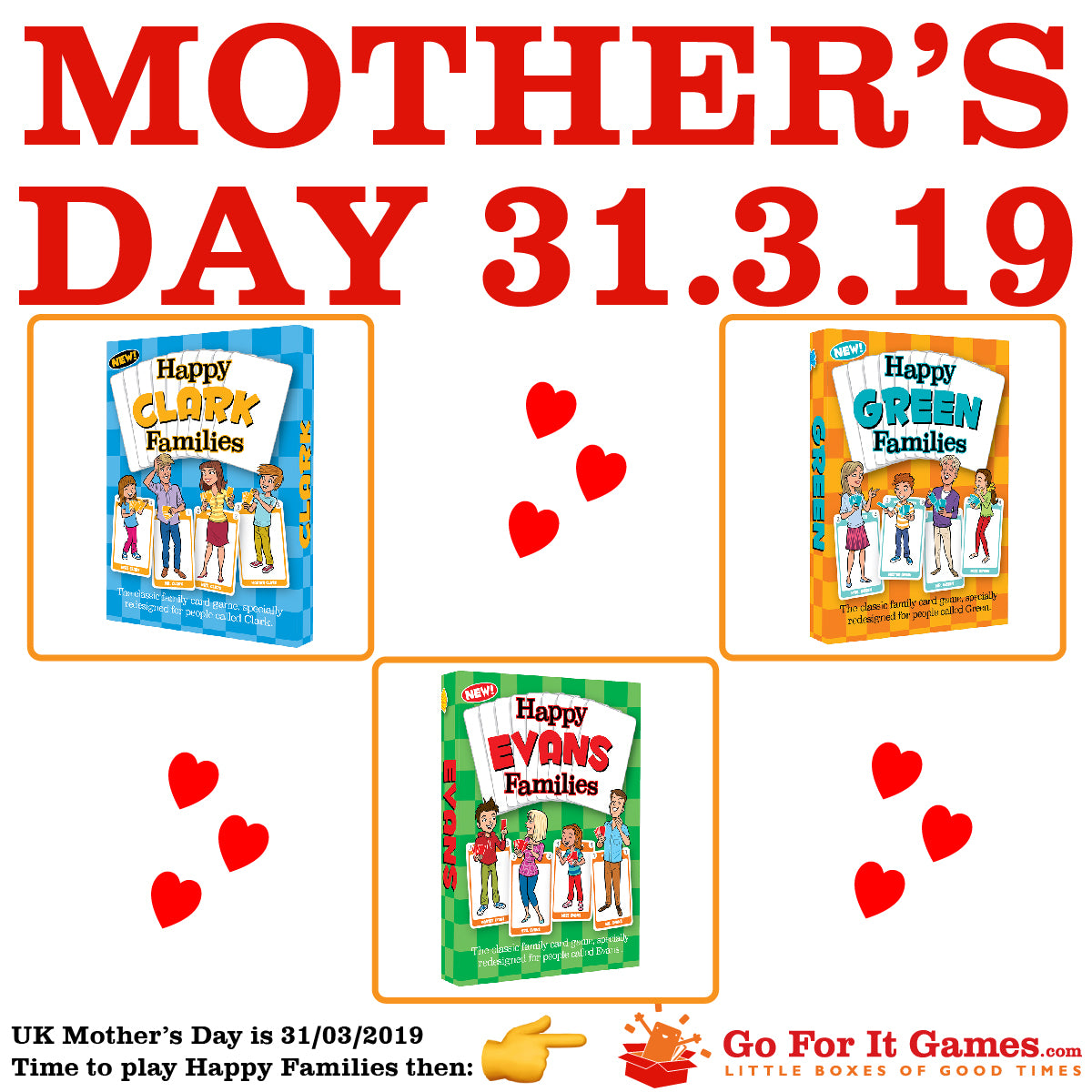 Don't forget Mother's Day!