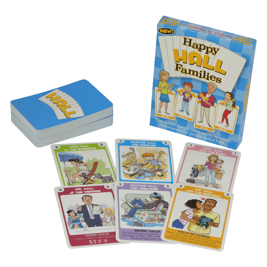 Happy Families Game - Hall Family Edition