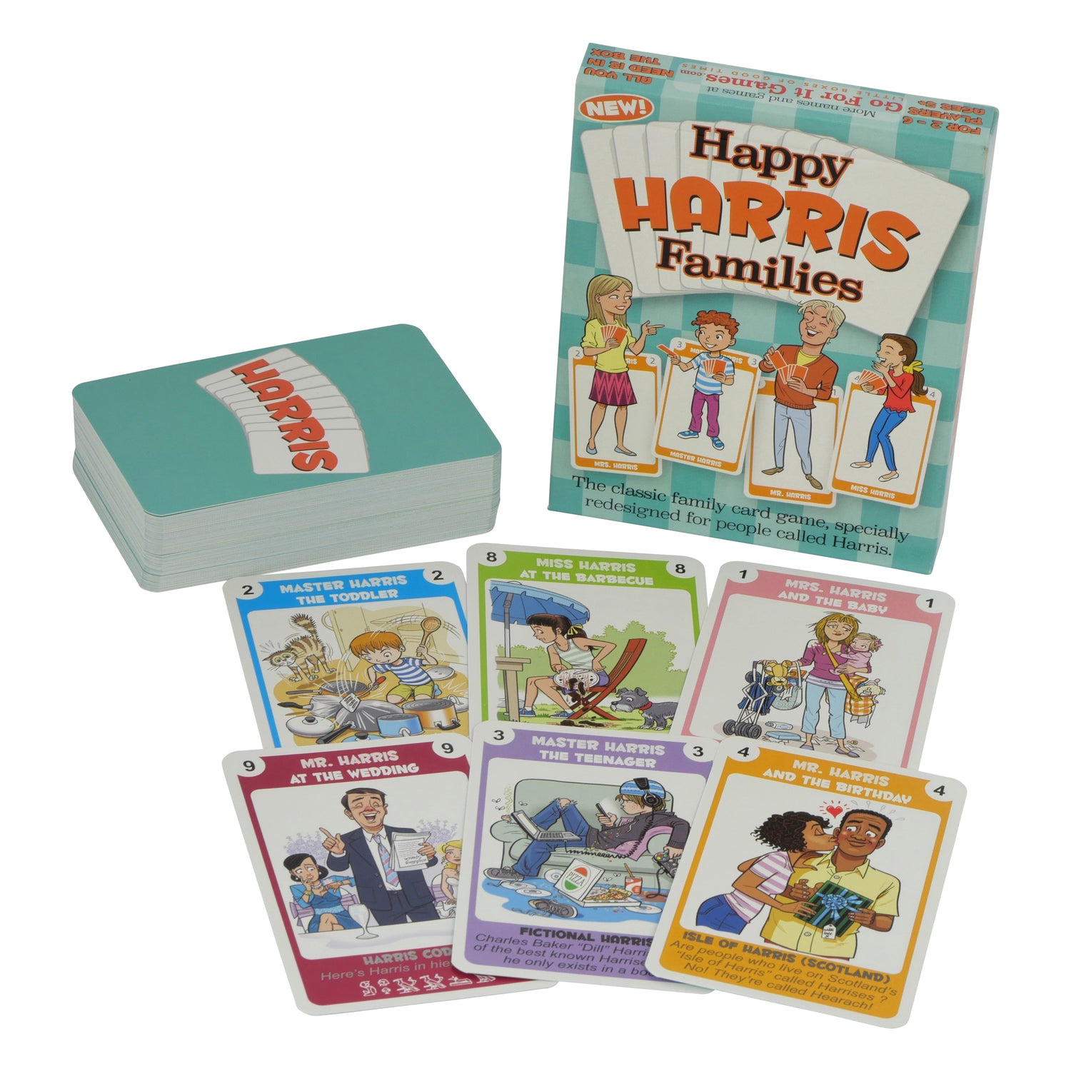 Happy Families Game - our special Harris Family edition