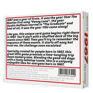 Born in 1967 - The Game: A hugely Entertaining Trip Through Decades of Fun! - Go For It Games UK