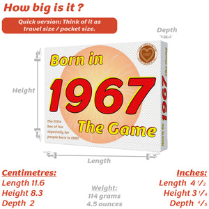 Born in 1967 - The Game: A hugely Entertaining Trip Through Decades of Fun! - Go For It Games UK