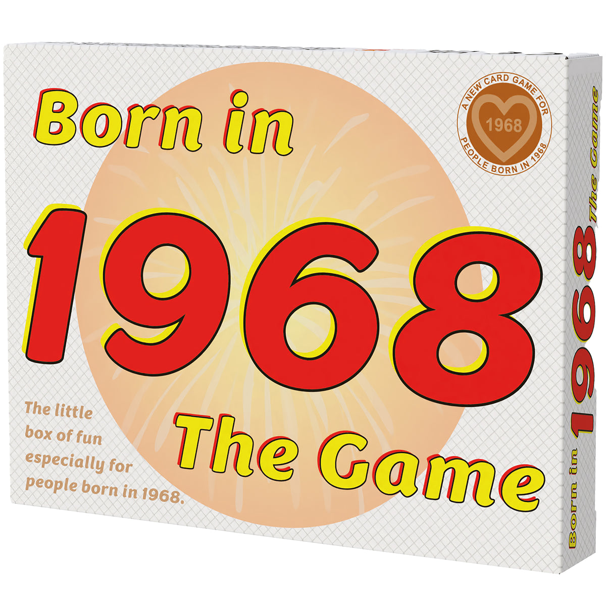 Born in 1968 - THE GAME. A brilliant new 1968 gift especially for the '68 generation - Go For It Games UK