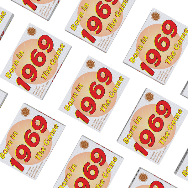 Born in 1969 - THE GAME. A fantastic new 1969 gift, tracking the lives of the '69 generation. Grab your 1969 cards now!