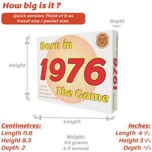 Born in 1976 - THE GAME. Tracking the lives of the '76 generation - Go For It Games UK