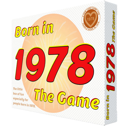 Born in 1978 - THE GAME. Our new card game especially for the generation of '78.