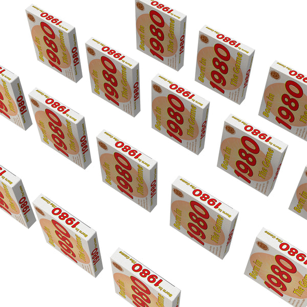 Born in 1980 - THE GAME. Fantastic new 1980 gift uniquely for the '80 generation.