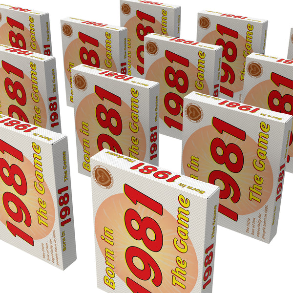 Born in 1981 - THE GAME. New 1981 gift, uniquely for the babies of '81