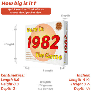 Born in 1982 - THE GAME. Our new game that tracks a life that began in 1982...It's the ultimate 1982 gift idea! - Go For It Games UK