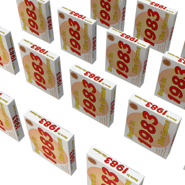 Born in 1983 - The Game: Our 1983 Card Game "of a lifetime", especially for '83 Babies. The ultimate 1983 gift!