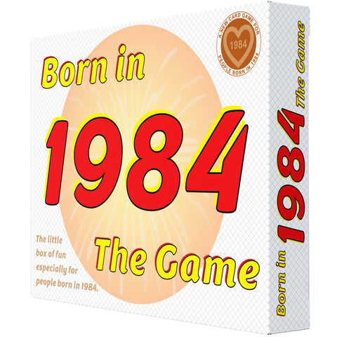 Born in 1984 - THE GAME. Our new 1984 gift that's a hilarious ride down memory lane for the newborns of '84