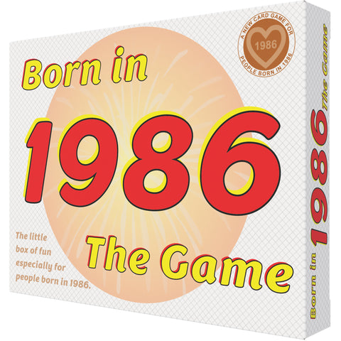 Born in 1986 - THE GAME. It's the card game of a lifetime, from 1986 to today...