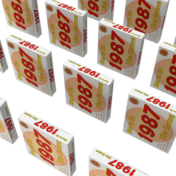 Born in 1987 - THE GAME - Our unique new card game tracking the lives of people born in 1987. The ultimate 1987 gift!