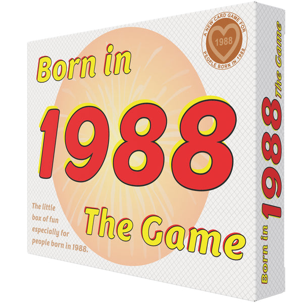 Born in 1988 - THE GAME. Our hilarious new card game that tracks the lives of people who were Born in 1988!