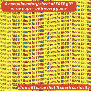 Born in 1988 - THE GAME. Our hilarious new card game that tracks the lives of people who were Born in 1988! - Go For It Games UK