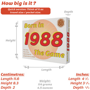 Born in 1988 - THE GAME. Our hilarious new card game that tracks the lives of people who were Born in 1988! - Go For It Games UK