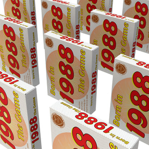 Born in 1988 - THE GAME. Our hilarious new card game that tracks the lives of people who were Born in 1988! - Go For It Games UK