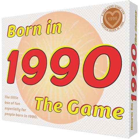 Born in 1990 - the card game! A hilarious table-top journey through a lifetime