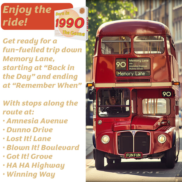 Born in 1990 - the card game! A hilarious table-top journey through a lifetime