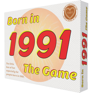 Born in 1991 - THE CARD GAME. A game that echoes the special lives that began in 1991. - Go For It Games UK