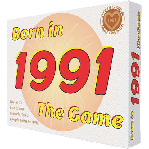 Born in 1991 - THE CARD GAME. A game that echoes the special lives that began in 1991.