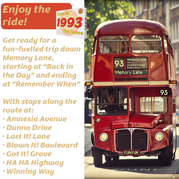 Born in 1993 - THE GAME. A new 1993 card game especially for the '93 generation