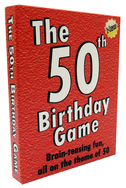 50th Birthday gift for men or women: The happiest way to say HAPPY 50th BIRTHDAY - My 50th birthday card game. A fab 50 birthday present!