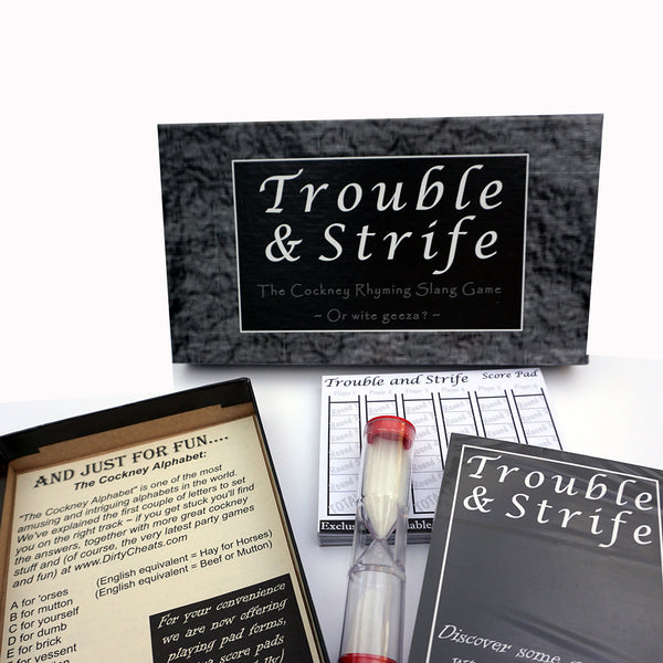 Trouble and Strife: The Cockney Rhyming Slang Game - Go For It Games UK