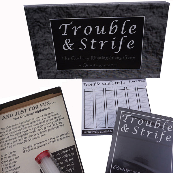 Trouble and Strife: The Cockney Rhyming Slang Game - Go For It Games UK