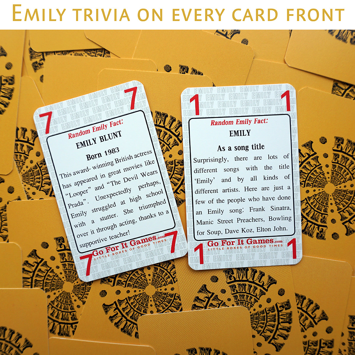 Emily's Game - Go For It Games UK