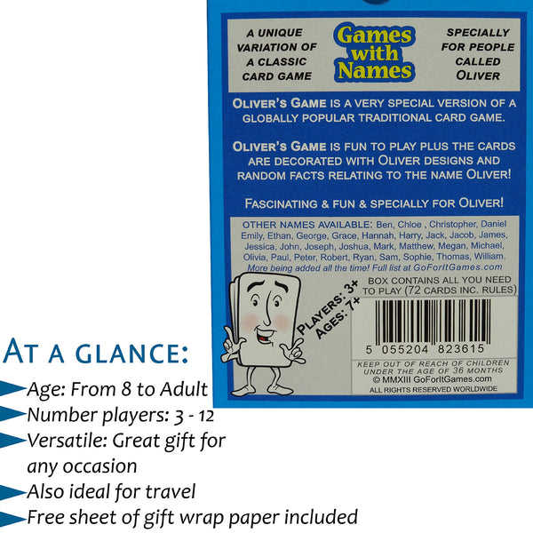 Oliver's Game - Go For It Games UK