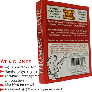 Thomas's Game - Go For It Games UK