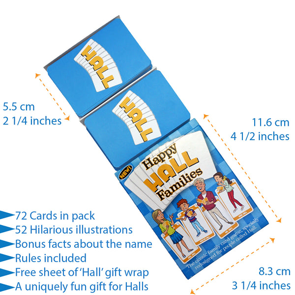 Happy Families Game for the Hall family - Go For It Games UK