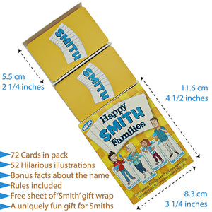 SMITH FAMILY EDITION of the Happy Families Card Game - Go For It Games UK