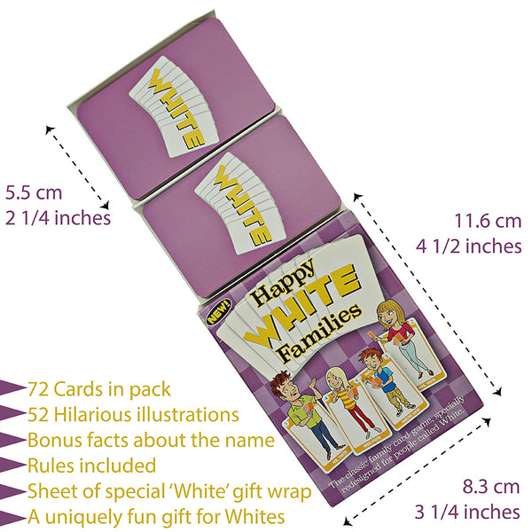 Happy Families Card Game - White family edition - Go For It Games UK