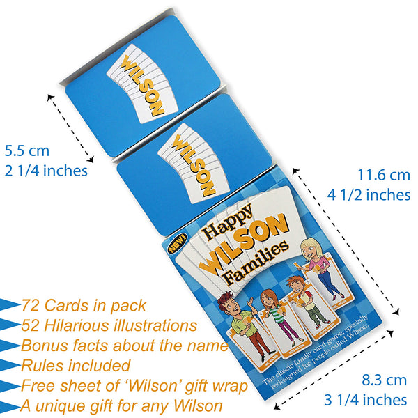 Happy Families - WILSON FAMILY EDITION - Go For It Games UK