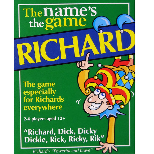 Richard's Game - for people named Richard or Rick - Go For It Games UK