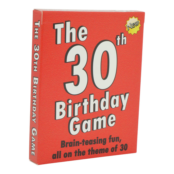 The 30th Birthday Game: 30th Birthday Gift for women or for men - Go For It Games UK