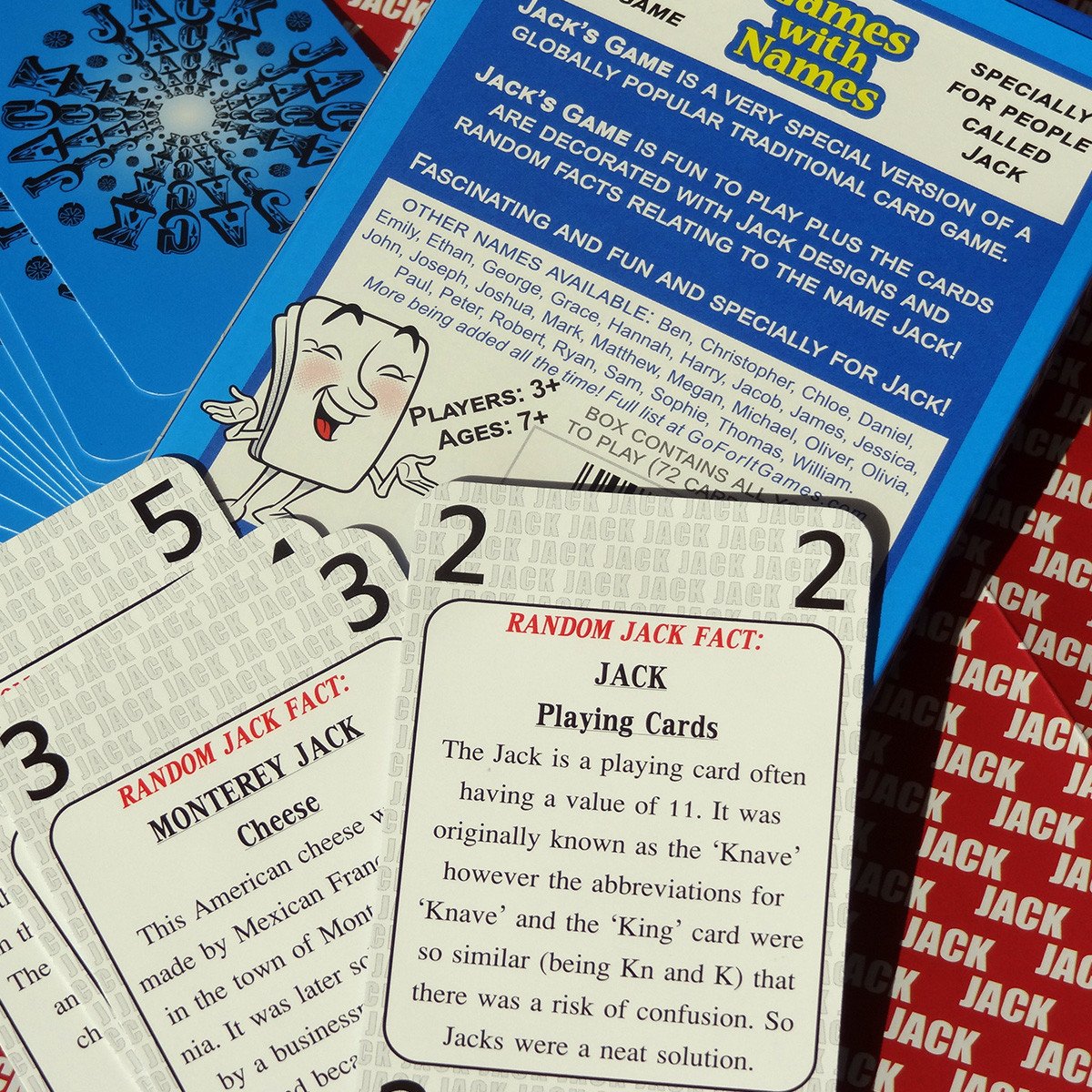 Jack's Game - Go For It Games UK