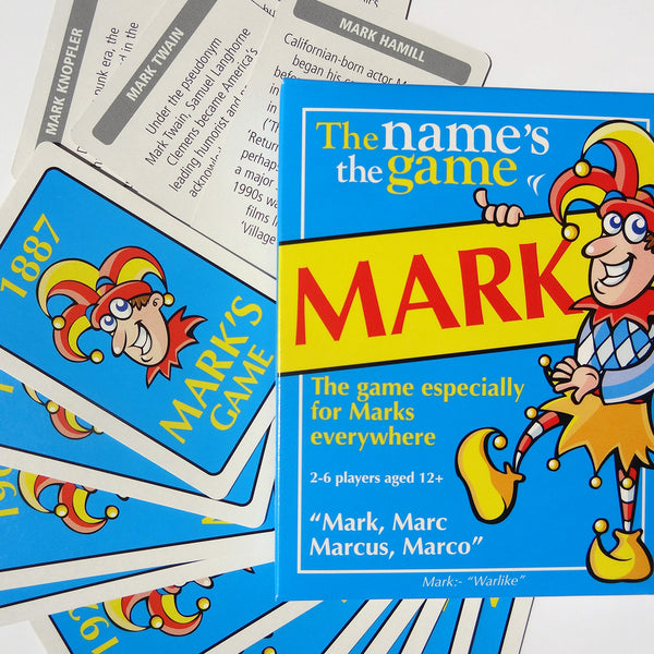Mark's Game - for people named Mark - Go For It Games UK