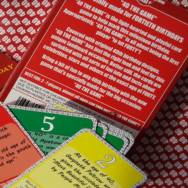 40th Birthday Game - Go For It Games UK