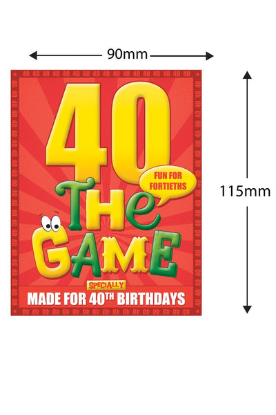 40th Birthday Game - Go For It Games UK