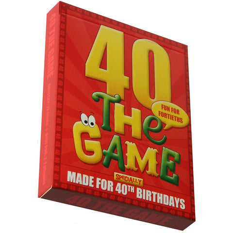 40th Birthday Game - Go For It Games UK