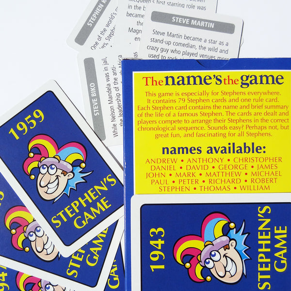 Stephen's Game - Go For It Games UK