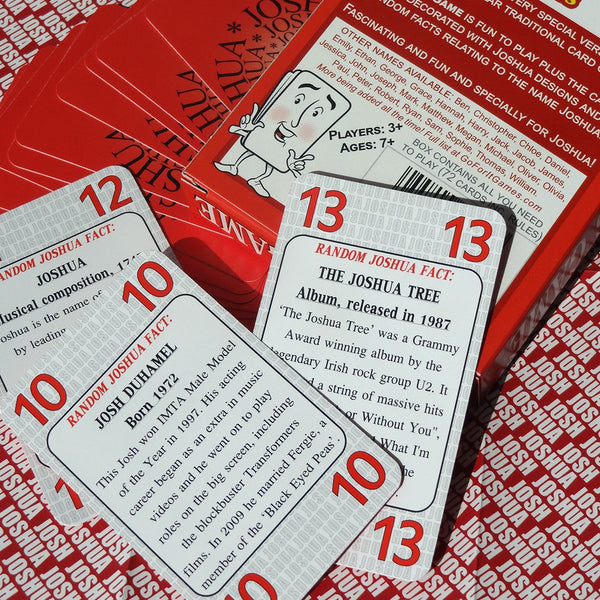 Joshua's Game - Go For It Games UK