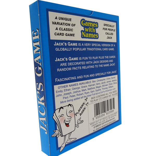 Jack's Game - Go For It Games UK