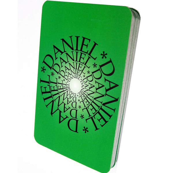 Personalised playing cards for Daniel (and Dan and Danny!)