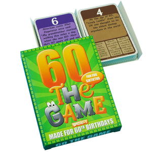 60th Birthday Game - Go For It Games UK