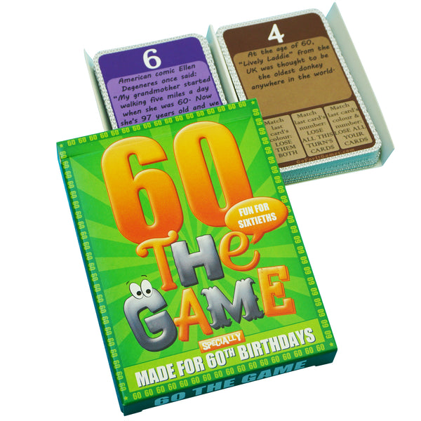 60th Birthday Game - Go For It Games UK