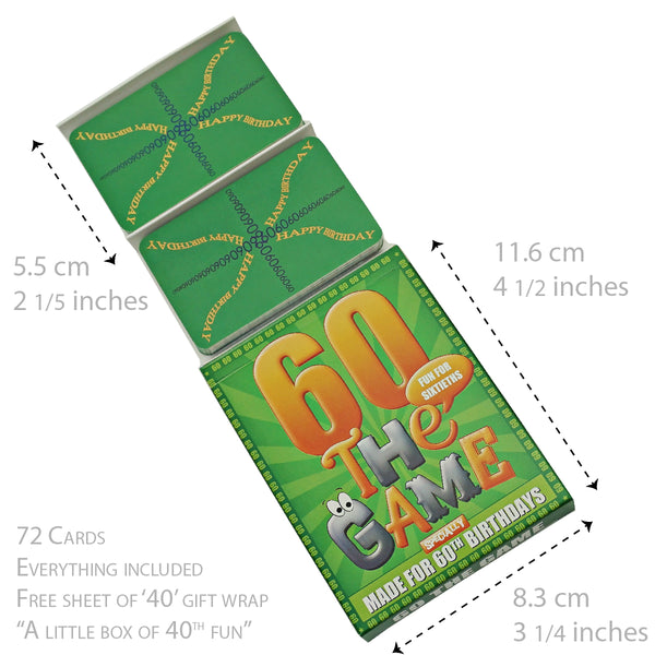 60th Birthday Game - Go For It Games UK